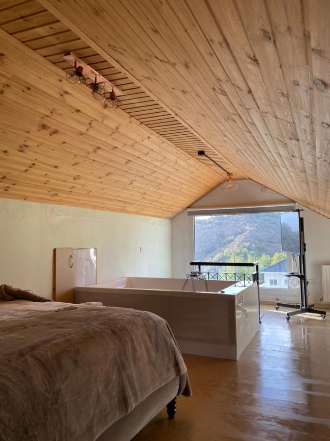 アグロスAprosmeno Jacuzzi House 2アパートメント エクステリア 写真